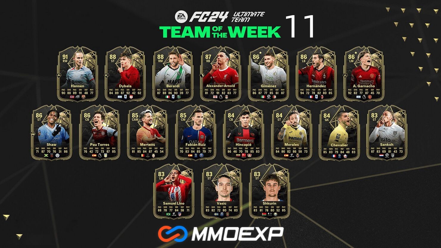 EA FC 24 TOTW 11: Team of the Week 11 Card Revealed