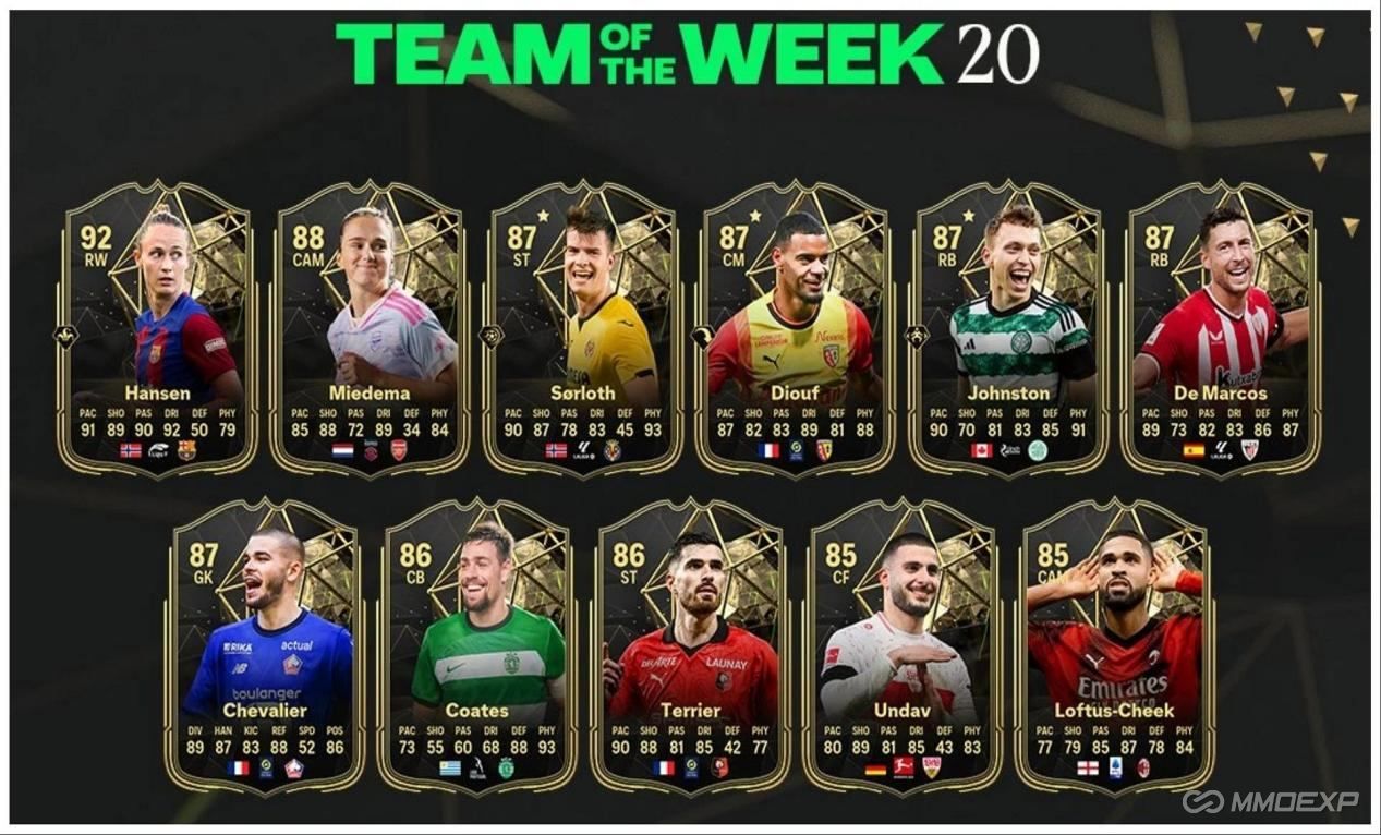 EA FC 24 TOTW 20: Team of the Week 20 Card Revealed