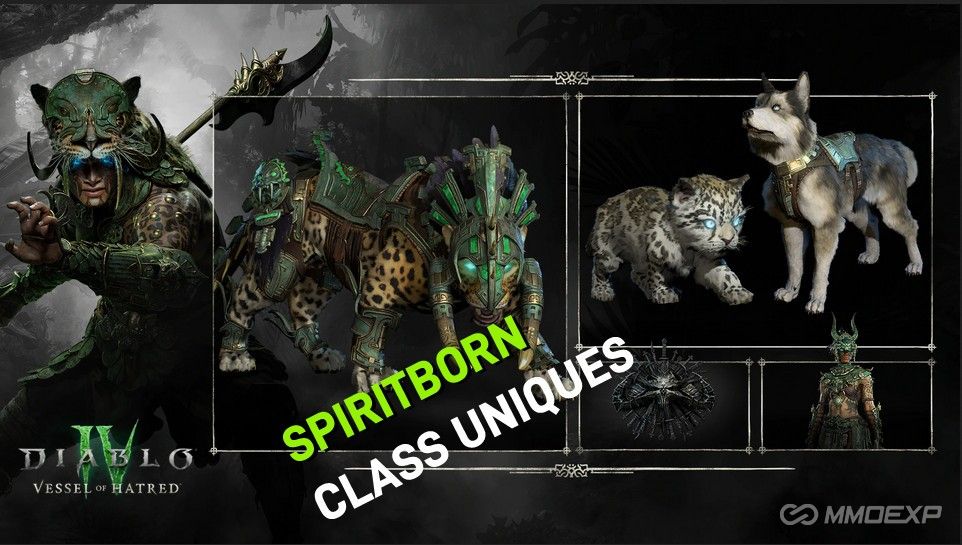 All New Spiritborn Uniques in Diablo IV: Spiritborn Vessel of Hatred