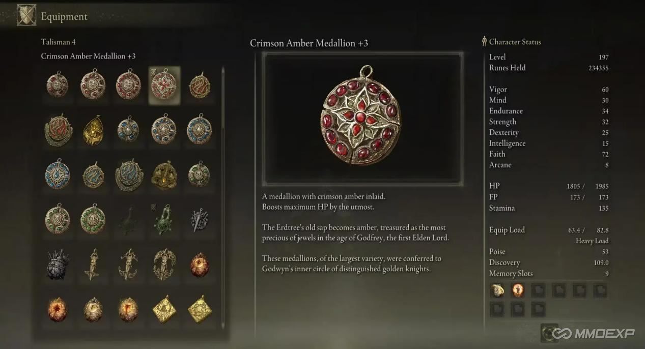 Elden Ring DLC: Crimson Amber Medallions