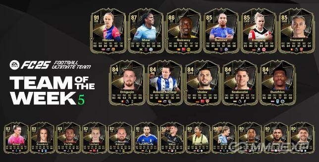 FC 25 TOTW 5 Revealed: Full List of Cards