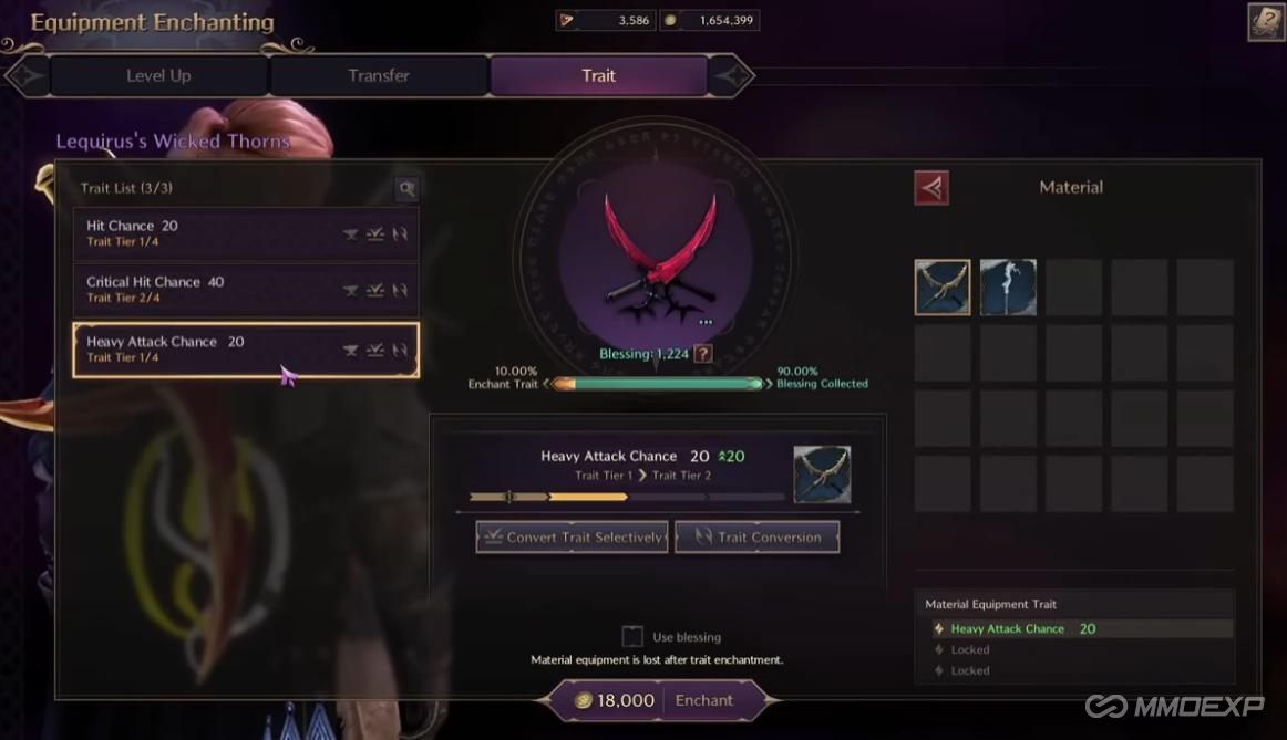 How to Max Trade Out a Purple Weapon in Throne and Liberty