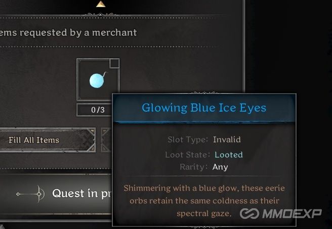 How to Find Glowing Blue Ice Eyes in Dark and Darker