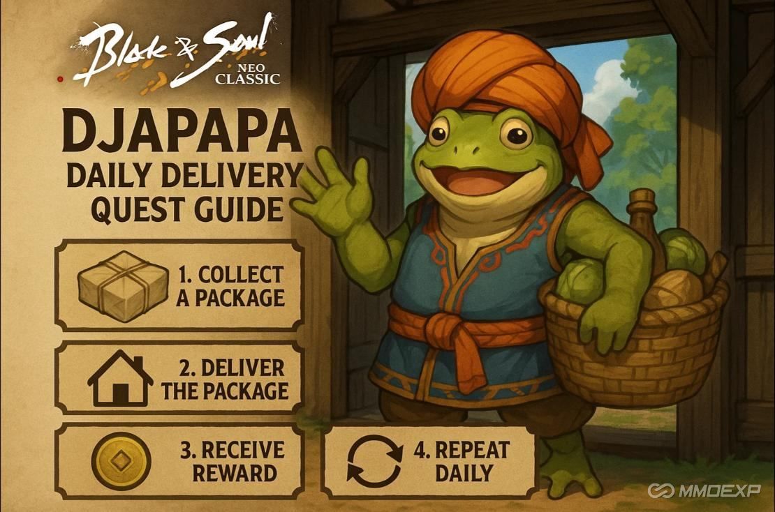 BnS NEO Classic: Djapapa's Daily Delivery Task Guide