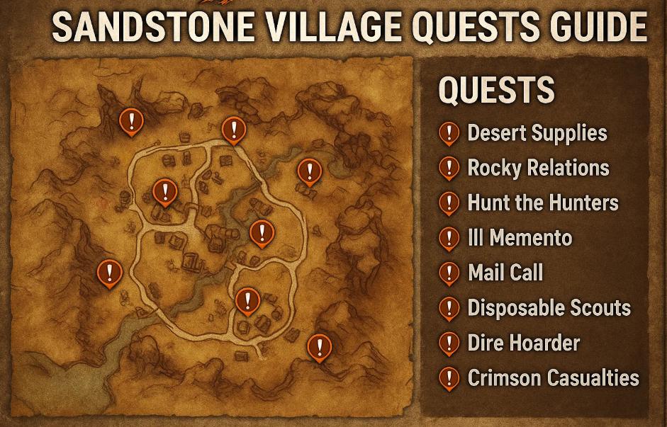 BnS NEO Classic: Sandstone Village Quests Guide