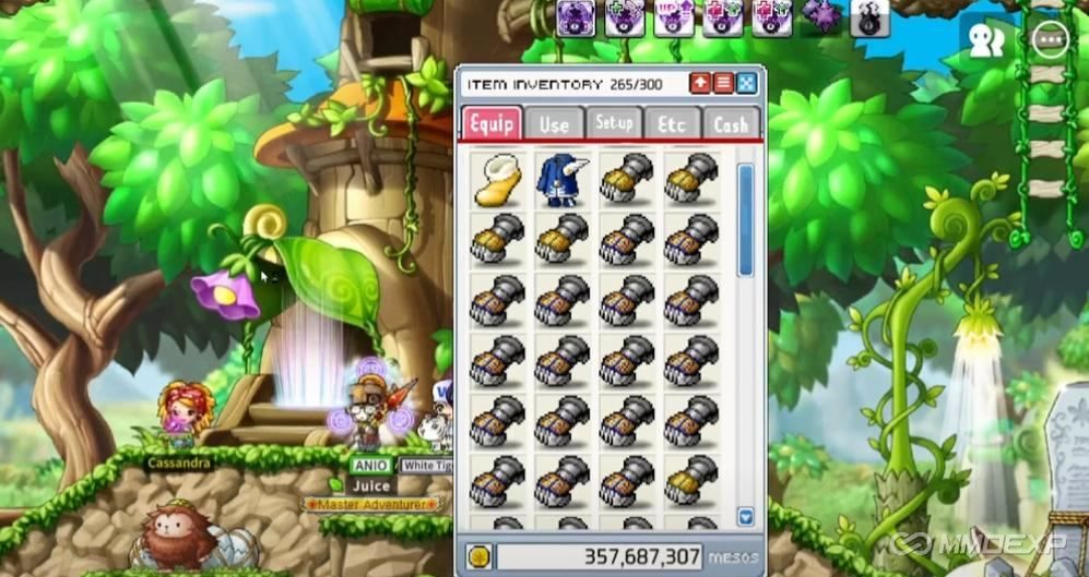 Half Billion Mesos Spent Scrolling Warrior Gloves in MapleStory Artale