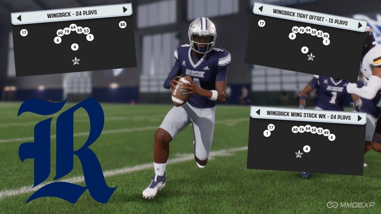 The Rice Spread Option Playbook in College Football 26