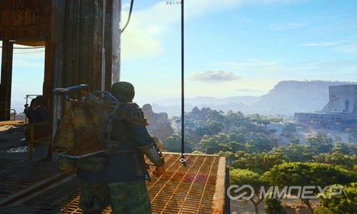 Hoist the Flag on the Small Platform Overlooking Red Lake