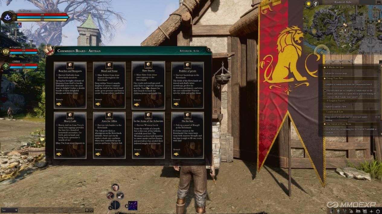 Ashes of Creation Commission Board Quests Guide