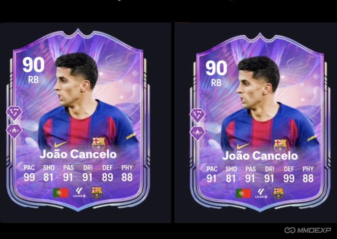 FC 26: Cancelo Is Getting a 99 Stat Upgrade