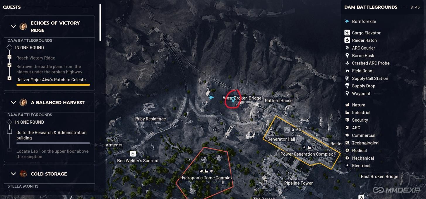 Drop and Navigate to Victory Ridge