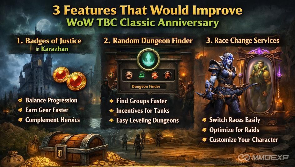 3 Features That Would Improve WoW TBC Classic Anniversary