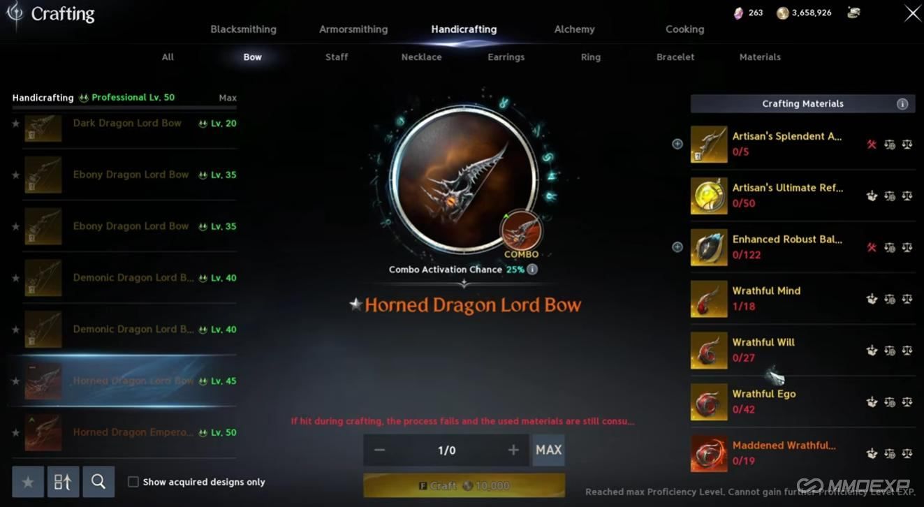 A Technical Guide to Crafting the Horned Dragon Bow in Aion 2