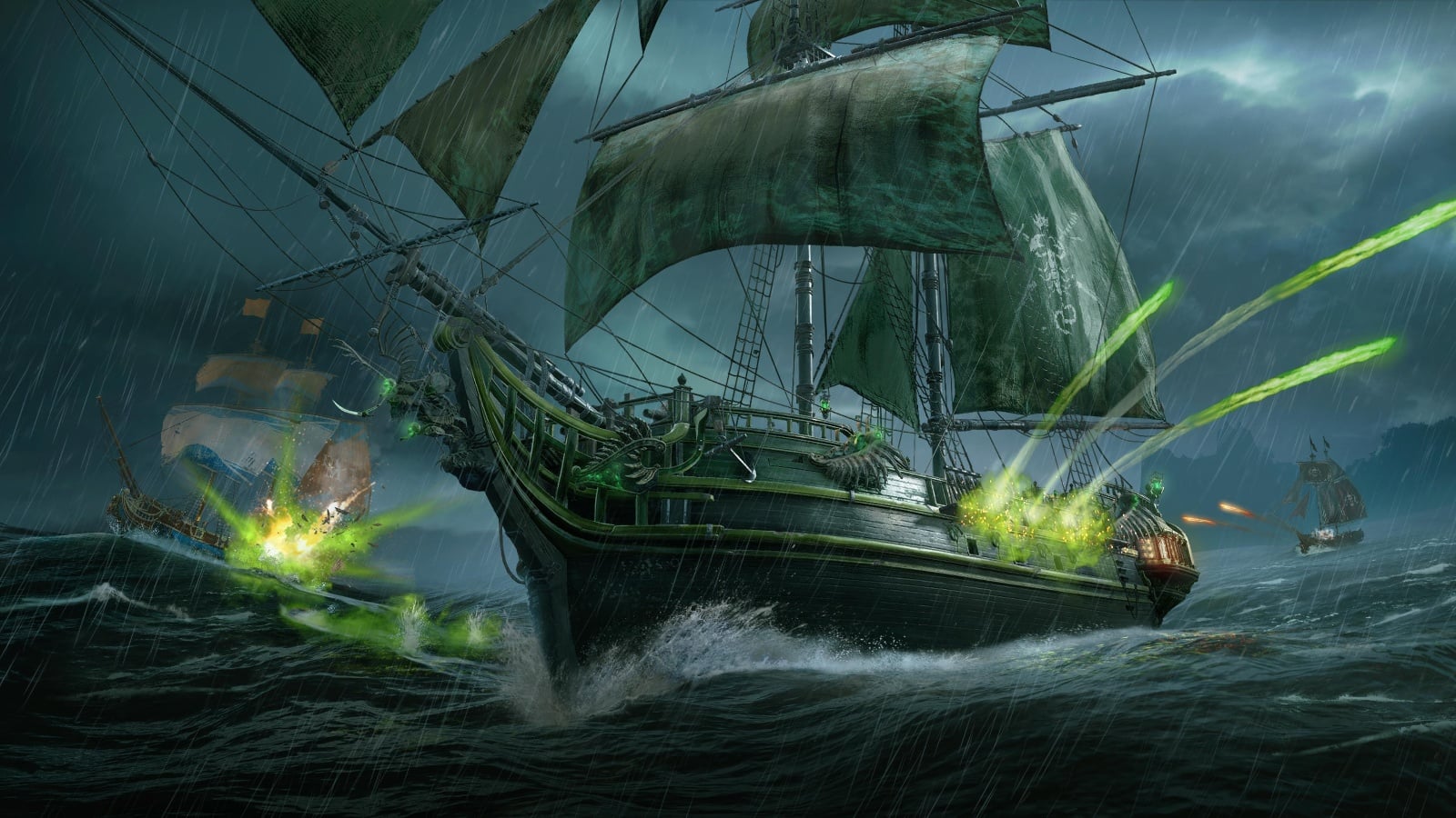 Skull and Bones Galleon Build, Galleon PvE Build, Skull and Bones item, Endgame Guide, cannons setup