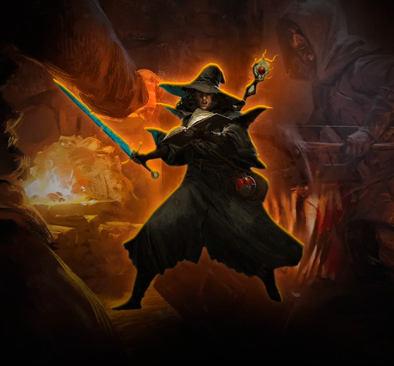 Dark and Darker Wizard Build,10-Spell Wizard,Double Teleport Wizard,buy Dark And Darker Gold