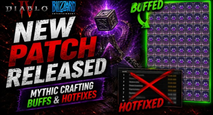 Diablo 4 Season 14 Patch Guide: Mythic Seal Crafting Buffs, Pit Bubble Returns, and Rogue Fixes Explained
