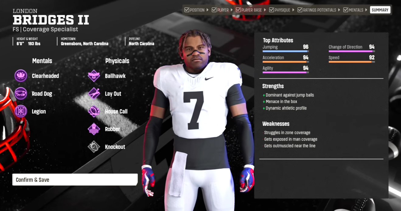 College Football 27 Road to Glory: London Bridges II Free Safety Guide,College Football 27 Coins