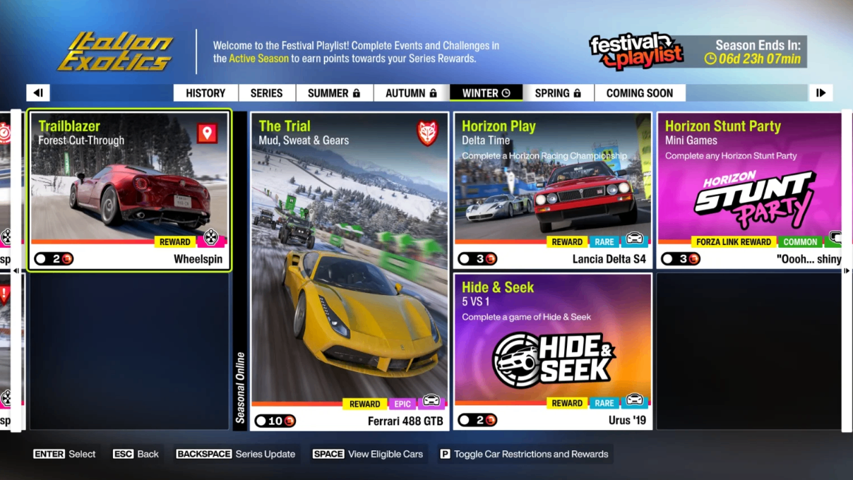 Forza Horizon 6 Series 3 Winter Festival Playlist guide,FH6 Italian Exotics Winter Season challenges & rewards,Forza Horizon 6 Hokubu Treasure Hunt location,FH6 Classy Castle photo challenge tutorial,buy Forza Horizon 6 Credits,Forza Horizon 6 Credits