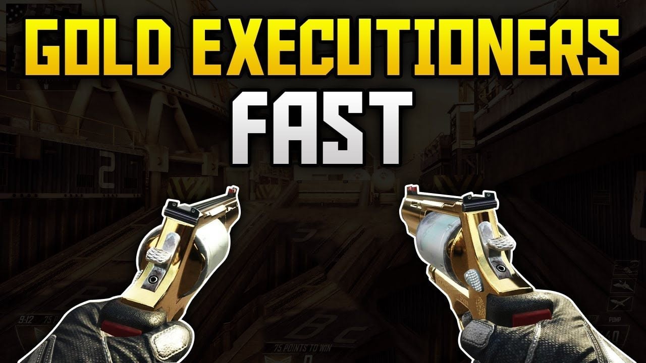 Black Ops 2 Search and Destroy gameplay featuring close-range Executioner combat.
