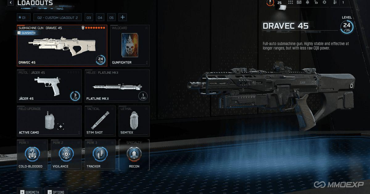Gunsmith Customization Screen