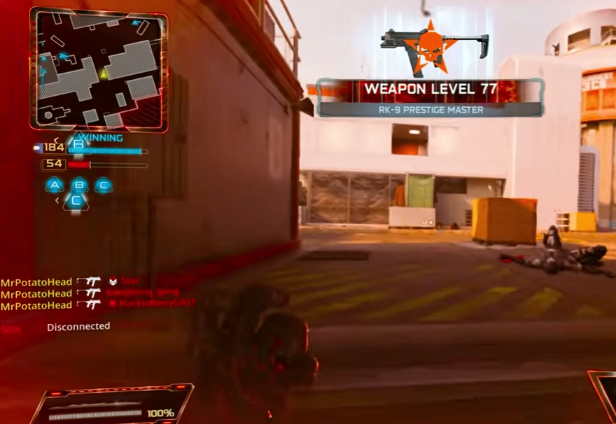 triple rapid-fire SMG setup