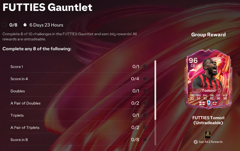 FC 26,Footies Gauntlet,Tomori,Evolution,Rewards,buy FC 26 Coins