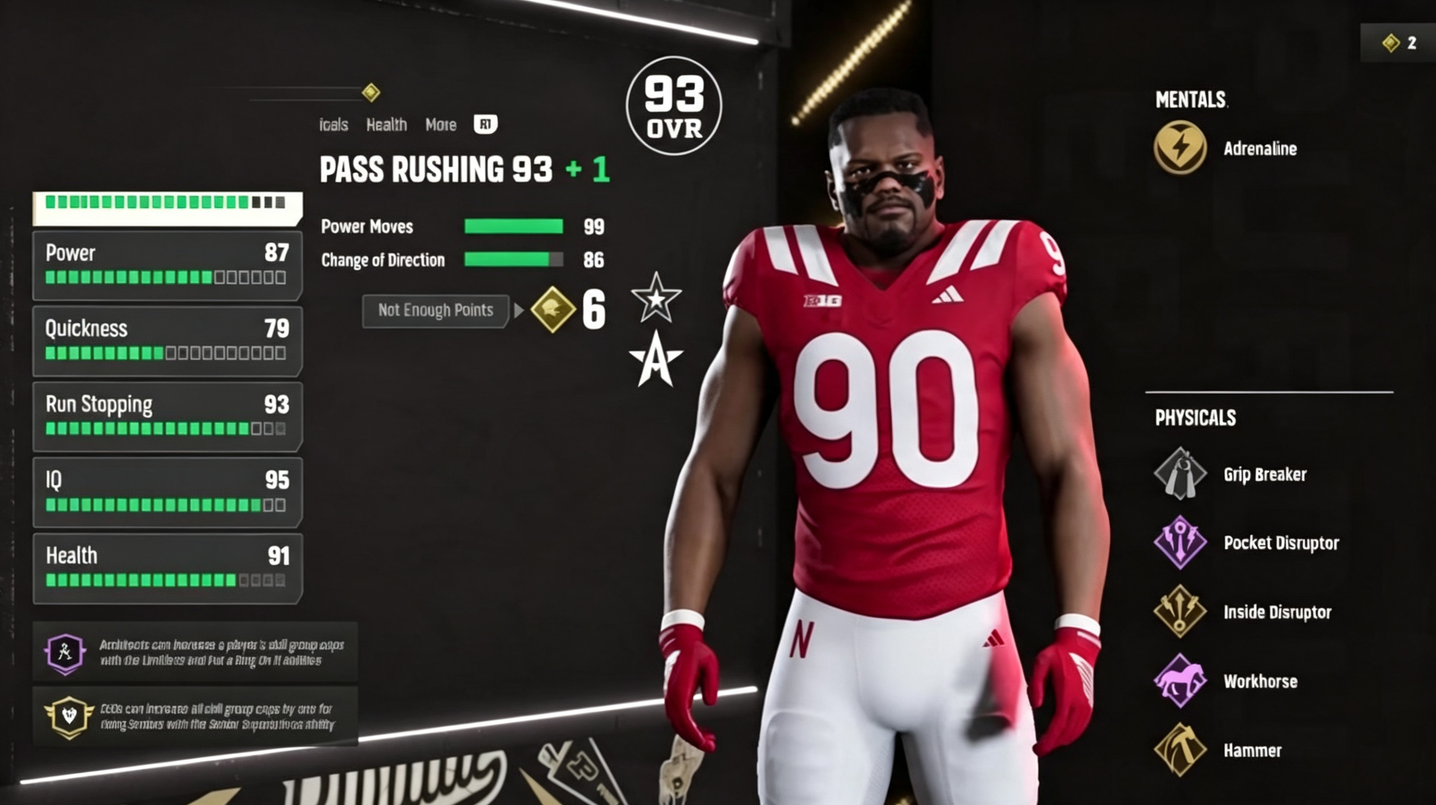 College Football 27 D-Line Guide - Best Archetypes, Abilities and The S-Tier DT You Need