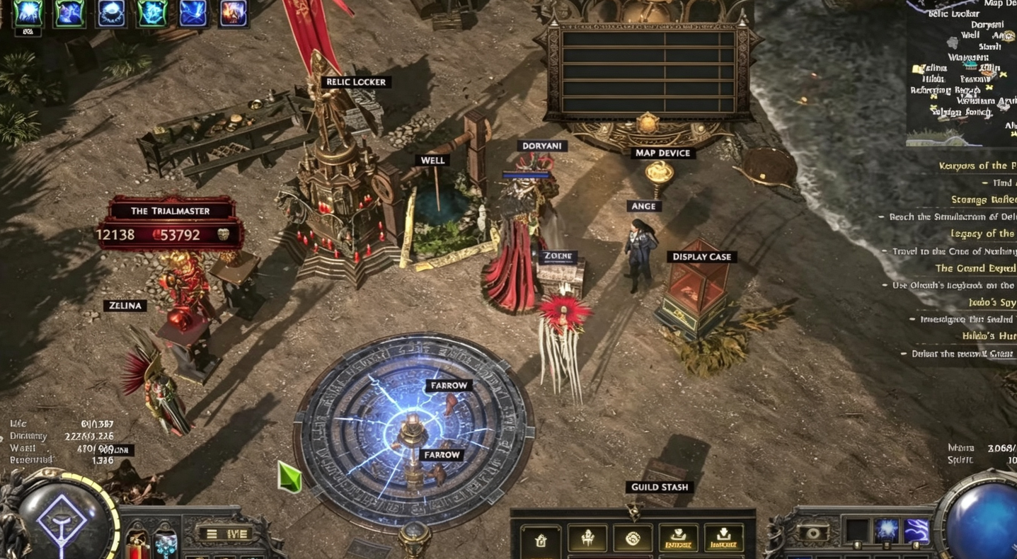 PoE 2 Guide: Omen of Bartering Gold Farm – How to Set Up Your Hideout, Use the Reclaim Trick, and Make Millions Instantly