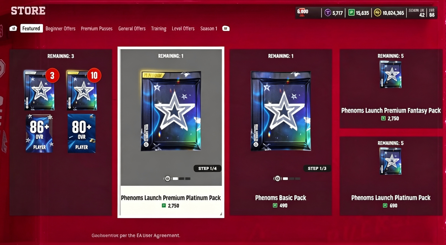 College Football 27 Guide: Phenoms Promo – How to Build Your Roster, Open Packs, and Maximize Value,cheap NCAA Football 27 Coins