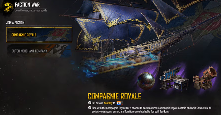 Skull and Bones Galleon best weapons for Y3S1 combat build