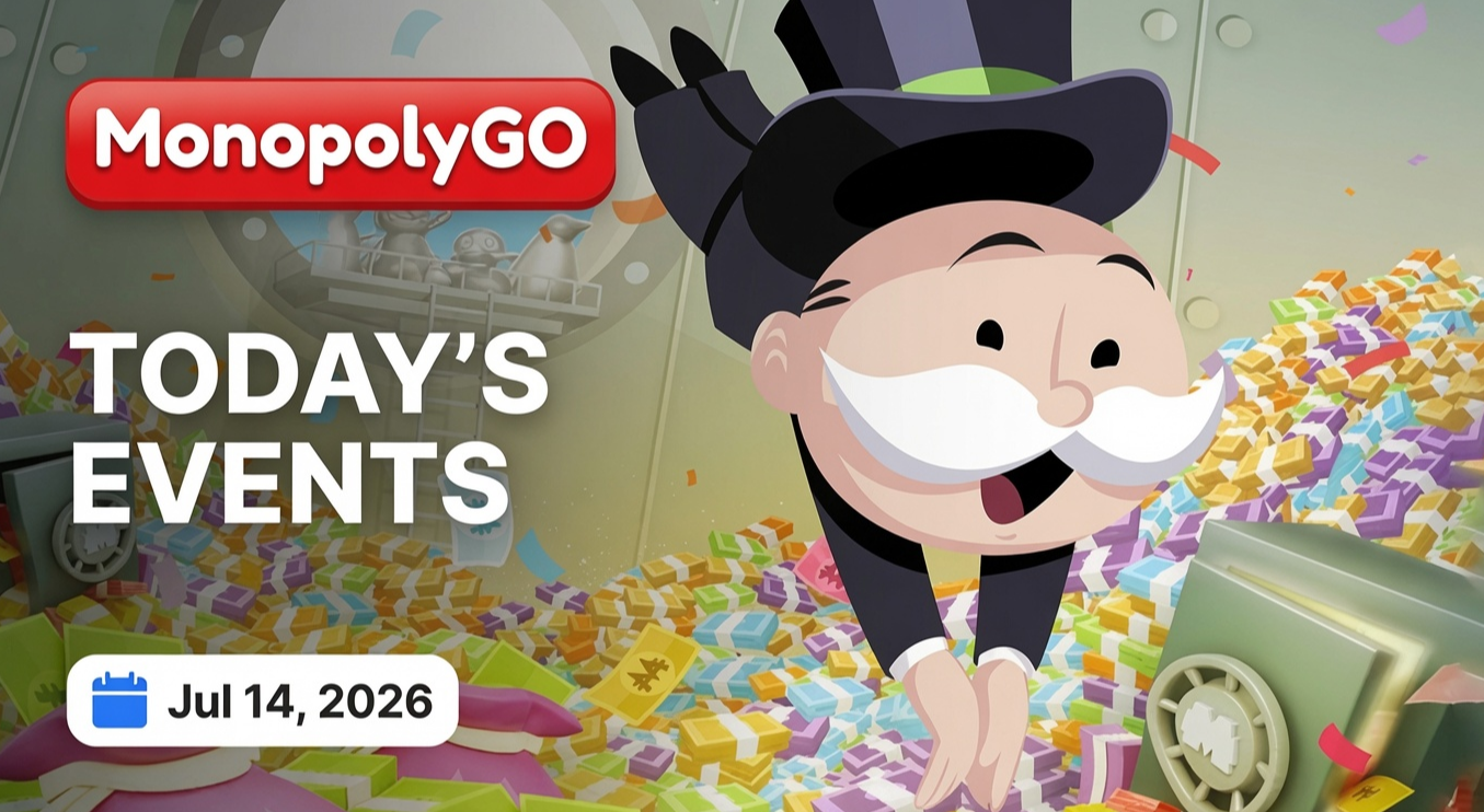 Monopoly GO! Today's Events on July 14, 2026: Maximize Your Progress with Tournaments, Boosts, and Rewards