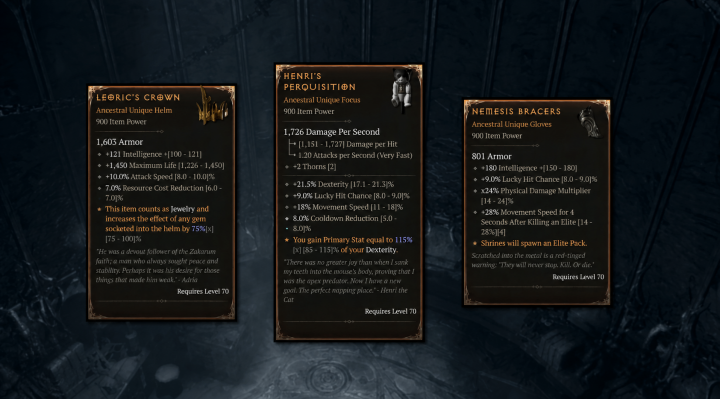 Diablo 4 Items