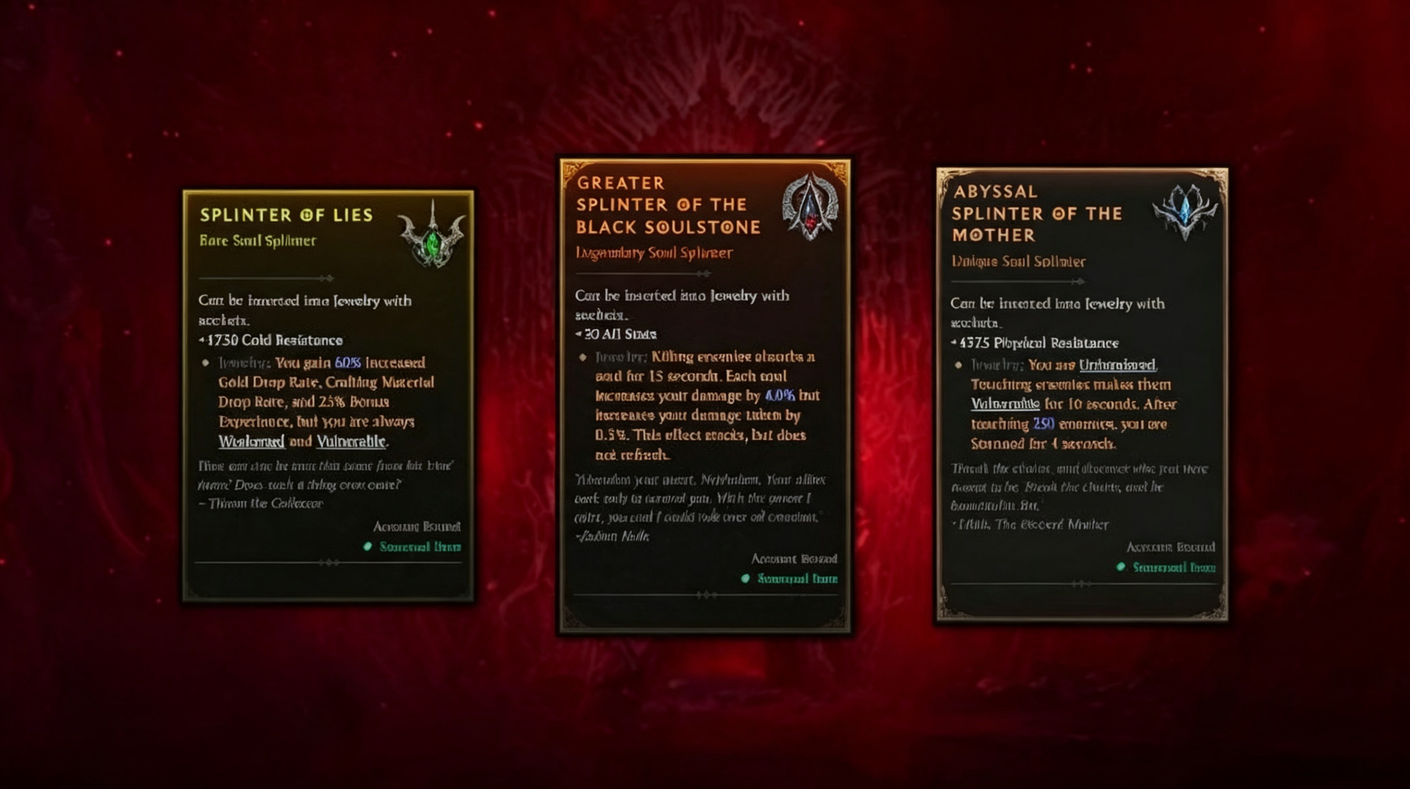 Diablo 4 Season 15 Guide: How to Prepare for Patch 3.2.0, Soul Splinters, Mythic Crafting, and New Endgame Systems