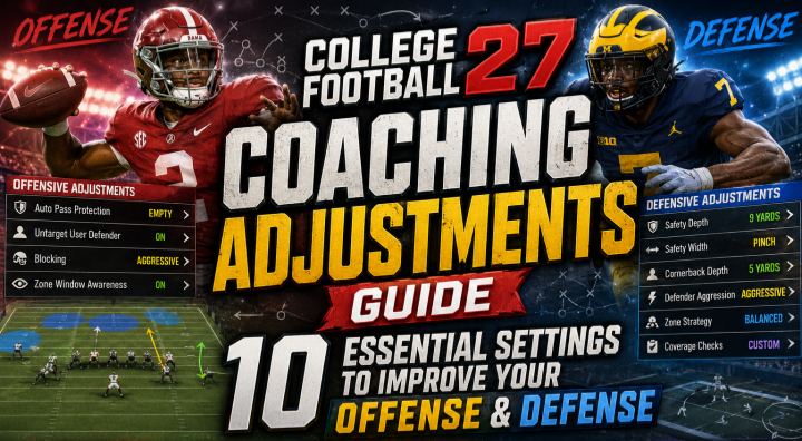 College Football 27 Coaching Adjustments Guide: 10 Essential Settings to Improve Your Offense and Defense