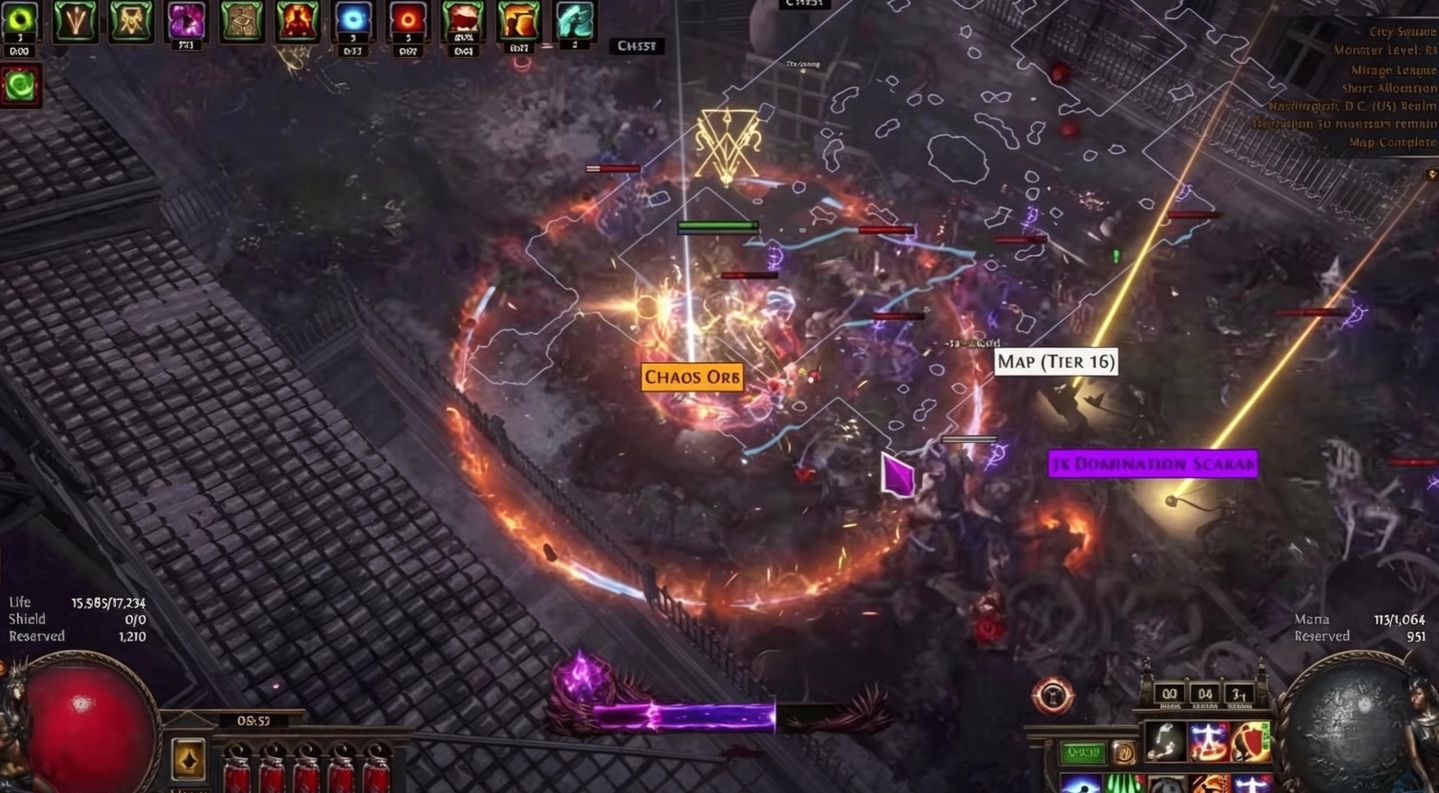 PoE 1 Tempest Shield Thorns Build Guide: Best Life-Stacking Setup for Endgame,POE currency for sale