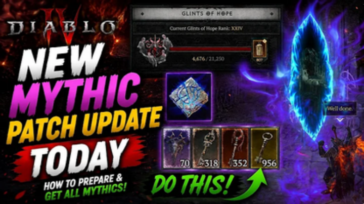 Diablo 4 Season 14 Mythic Farming Guide: How to Prepare for the New Patch and Get More Mythic Uniques Fast