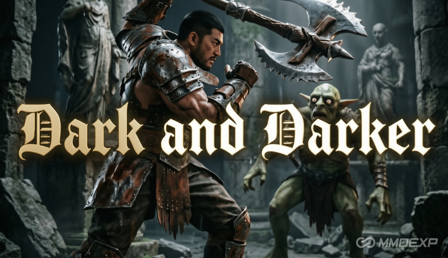 Dark And Darker Gold,Throwing Axe Barbarian,PvP ambush playstyle,buy Dark And Darker Gold