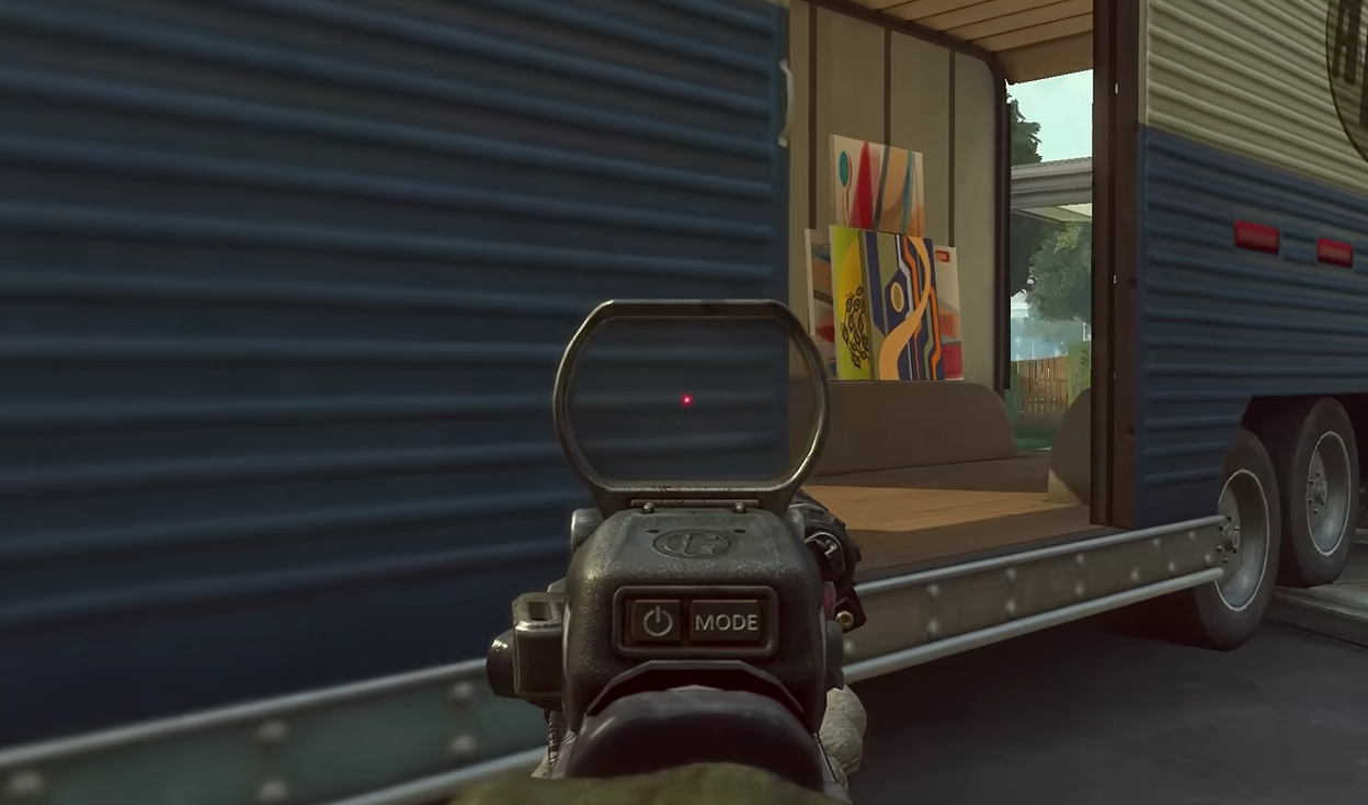 Hover over Barracks before starting the button sequence