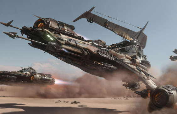 Star Citizen Alpha 4.9 Grey's Market Basher: A Glass Cannon That Packs 6 Guns on a Paper Plane