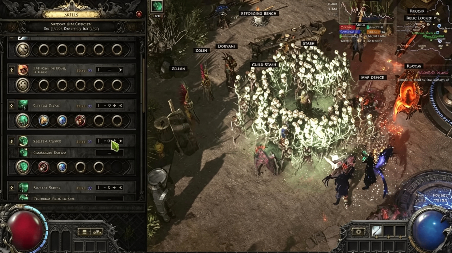 Path of Exile 2 Guide: Minion Maxing – How to Maximize Your Summoner Army,POE 2 Currency for sale