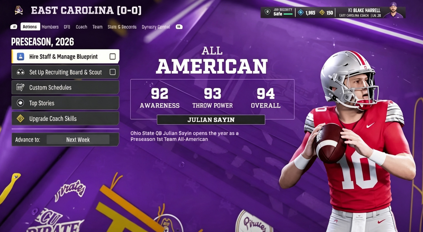CFB 27 Recruiting Guide: CPU Logic and Prospect Pool Changes – How to Dominate the New Meta,buy CFB 27 Coins