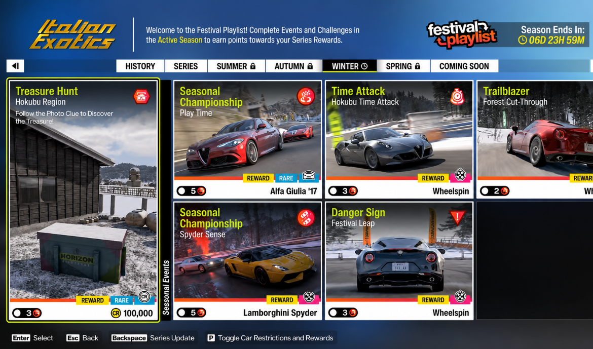 Forza Horizon 6 Winter Festival Playlist: Complete Weekly Guide