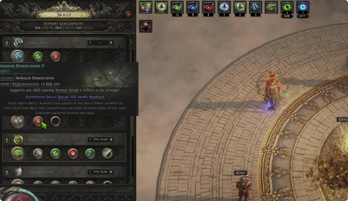 PoE 2 0.5 Mirage Archer Snipe Build Guide: Easy Gemling Legionnaire with Insane Defense for 200% Delirium and Juiced Expedition