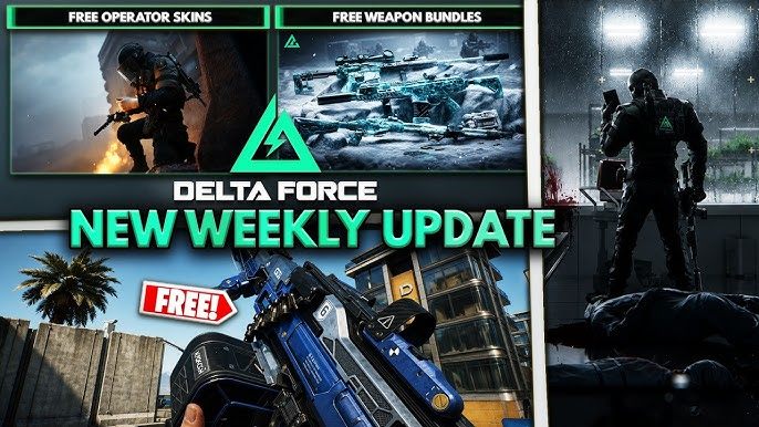 Delta Force Weekly Update, Delta Force Rainbow Six Siege Collab, Free Skins, Events, July Update, New Patch