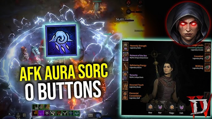 Diablo 4 Season 14 Auradin Sorceress Guide: How to Build an AFK Blizzard Farmer for Fast T10–T12 Clears