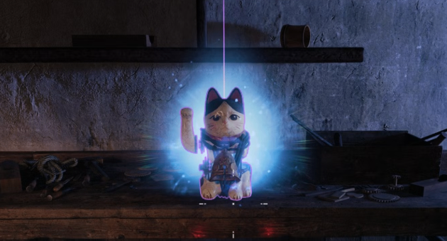 Guide image showing the upgraded Maneki Neko item location and setup steps required to activate the Black Ops 7 Zombies god mode glitch.