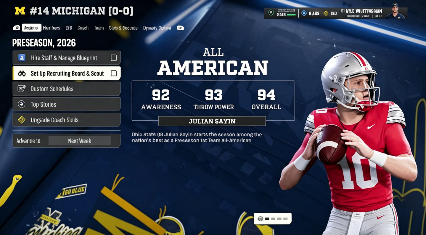 CFB 27 Support Staff Guide: Stop Wasting Dynasty Points and Build a Powerhouse,College Football 27 Coins
