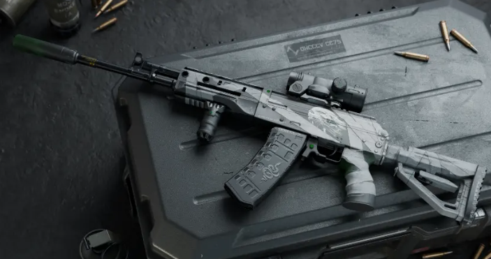 Delta Force operator completing a successful mission after using the optimized AK build.