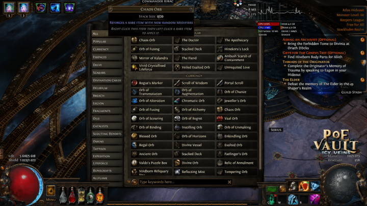 POE currency