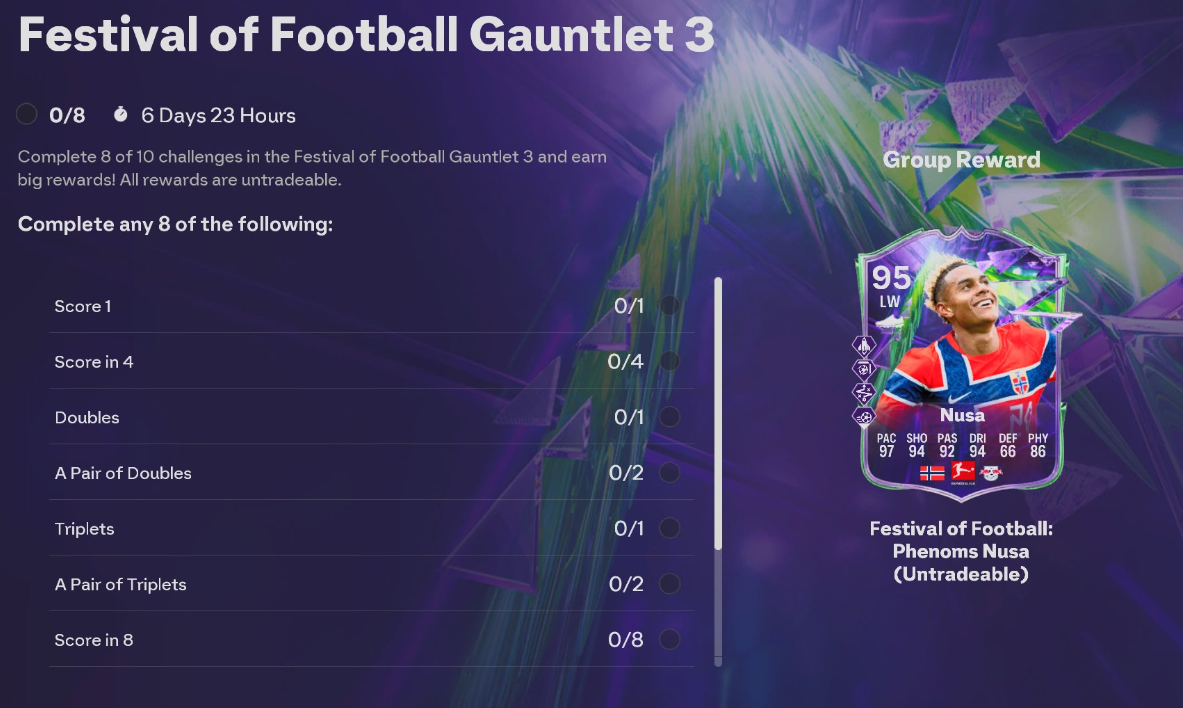 EA FC 26 Gauntlet 3 Objectives Explained: Unlock 95-Rated Phenoms Nusa and More Rewards